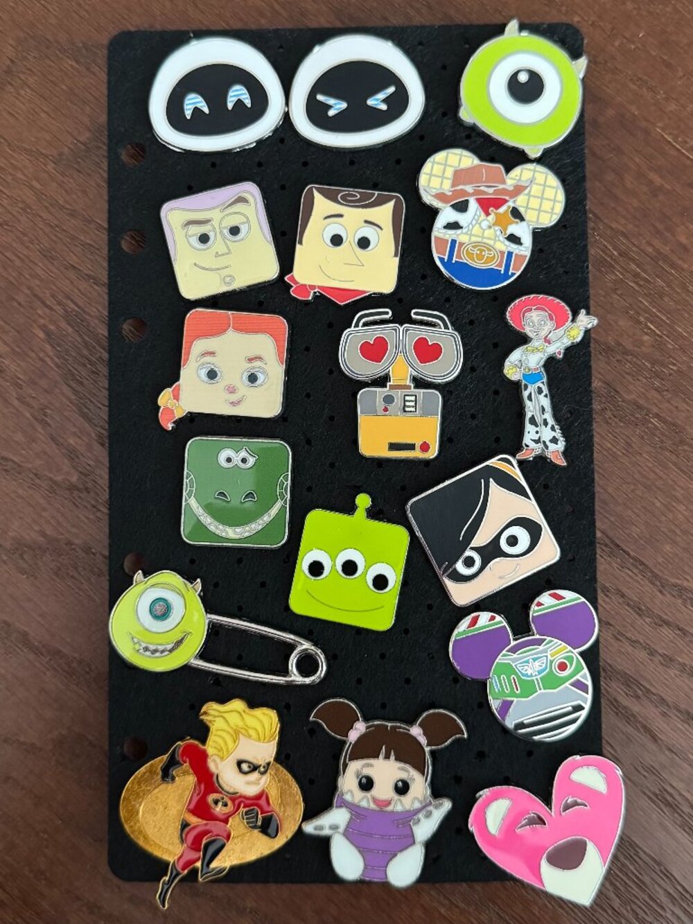 Disney Pixar Trading Pins Lot of 17 Toy Story Monsters Inc Incredibles WALL-E